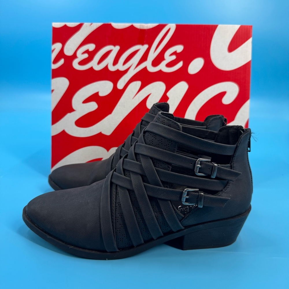 American Eagle By Payless Ankle Boots Women’s Sz. 9 -Black